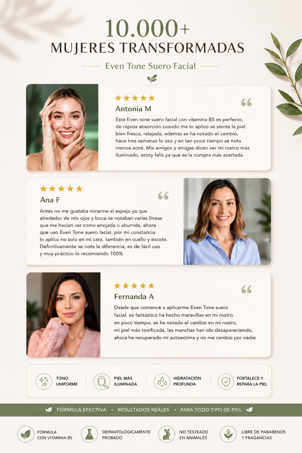 Suero Facial Even Tone 💧 Reduce manchas y marcas de acné
