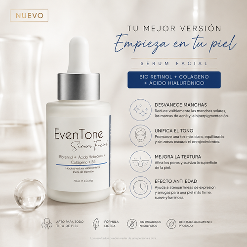 Suero Facial Even Tone 💧 Reduce manchas y marcas de acné